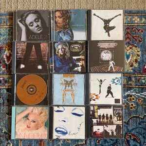 Mix of mix of pop music CDs